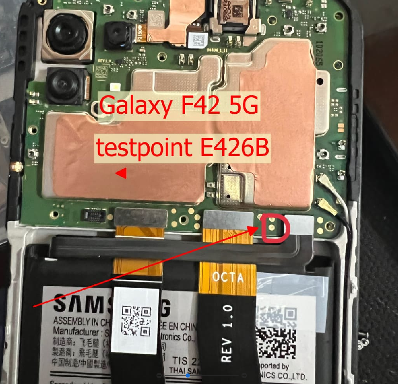 Test point Samsung Galaxy F42 5G (SM-E426B)