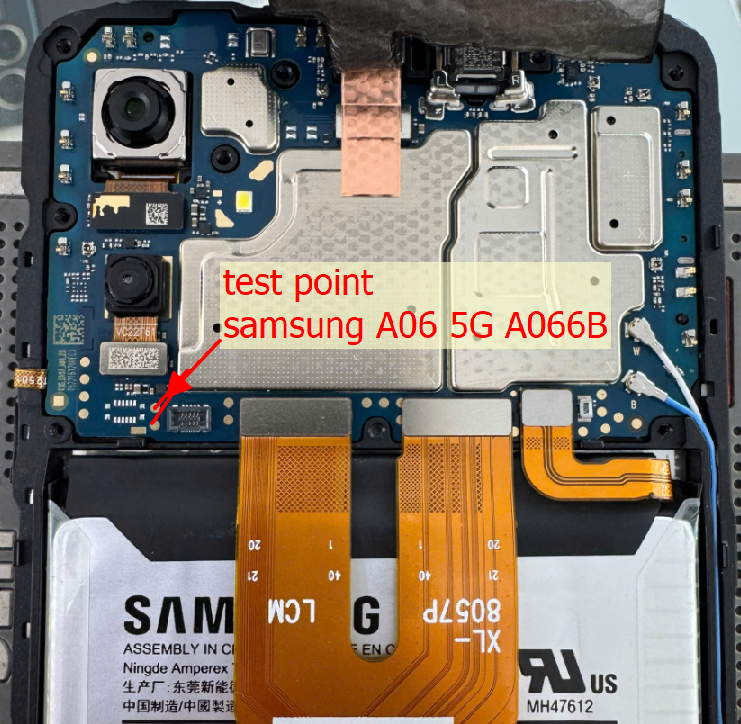 Test point Samsung Galaxy A06 (SM-A066B)