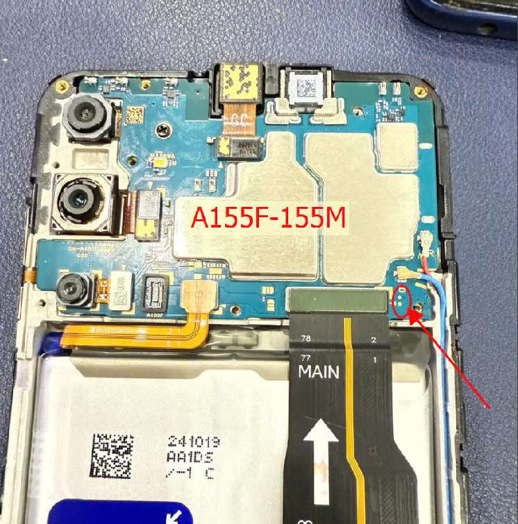 Test point Samsung Galaxy A15 (SM-A155F)