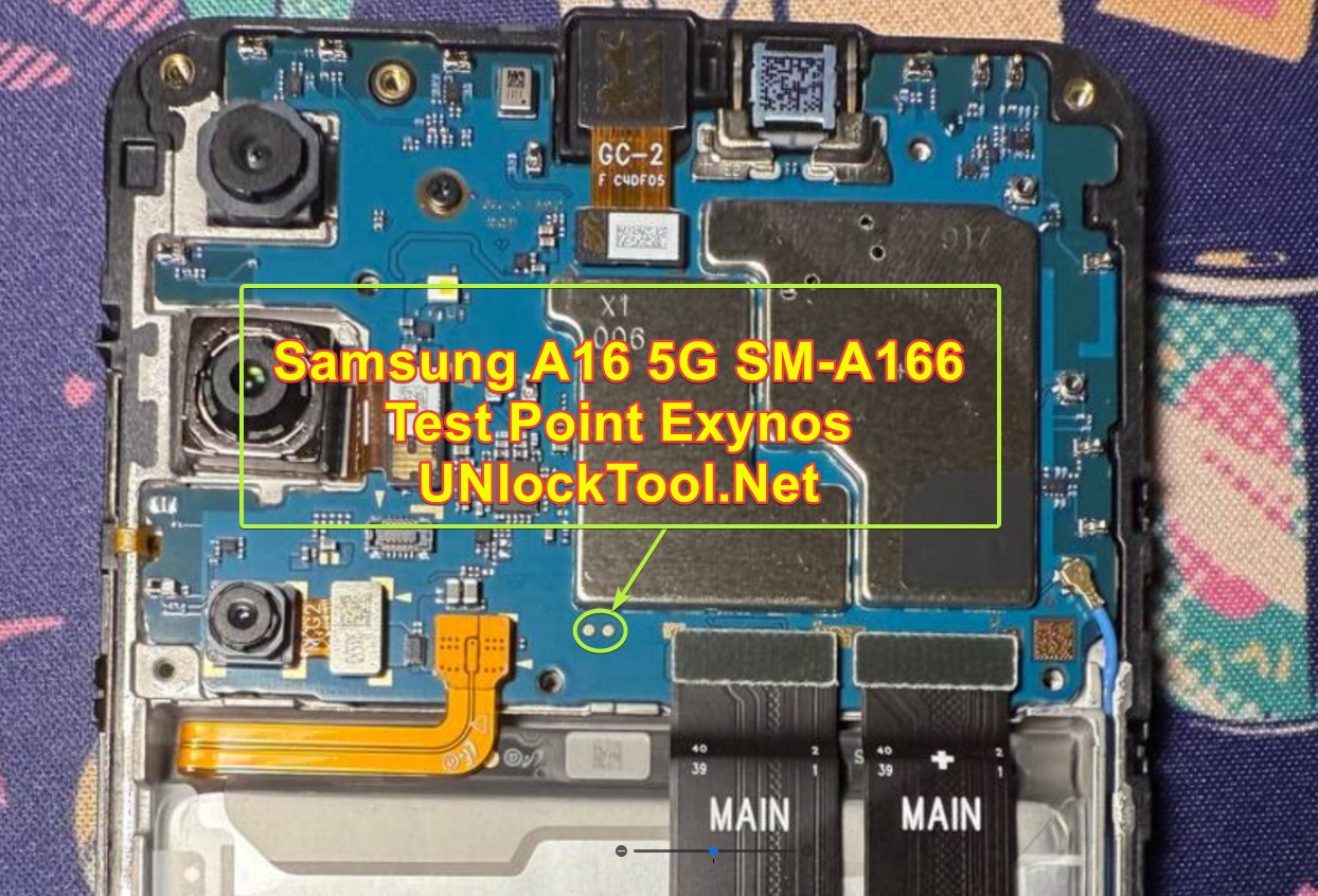 Test point Samsung Galaxy A16s (SM-A166)