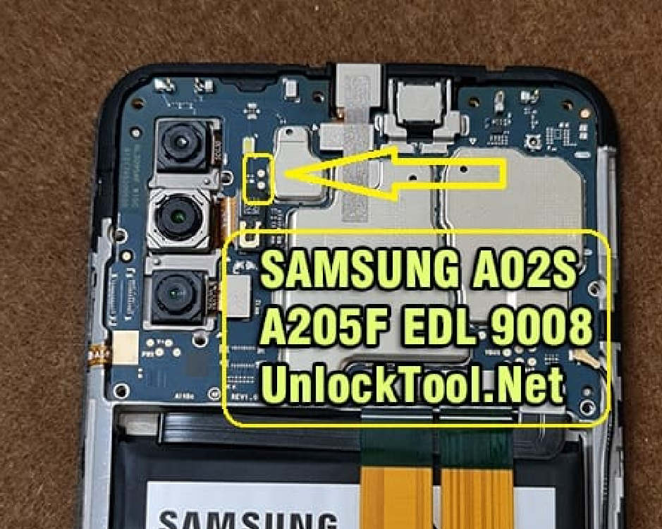 Test point Samsung Galaxy A20 (SM-A205F)