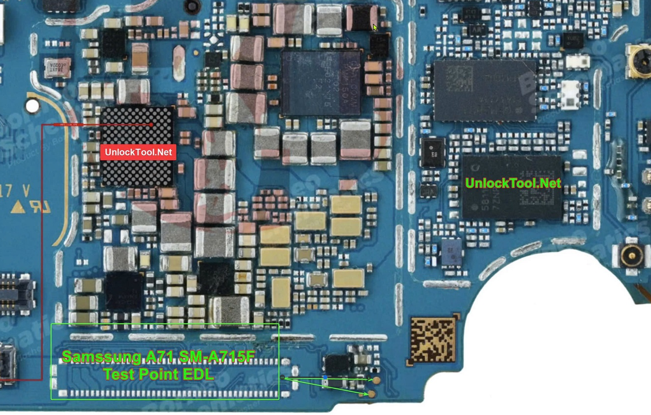 Test point Samsung Galaxy A71 (SM-A715F)