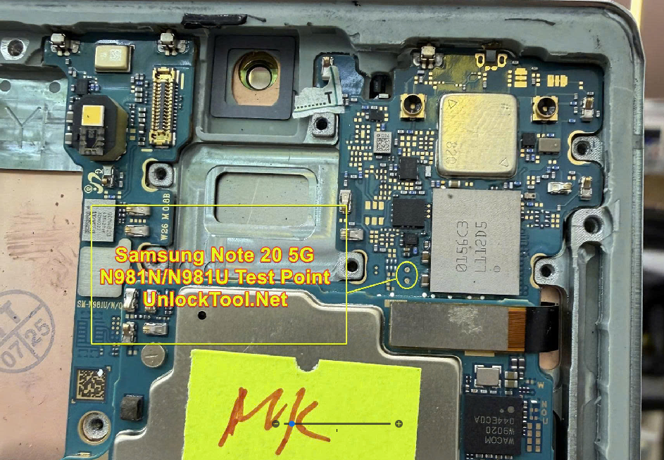 Test point Samsung Galaxy Note 20 (SM-N981N)