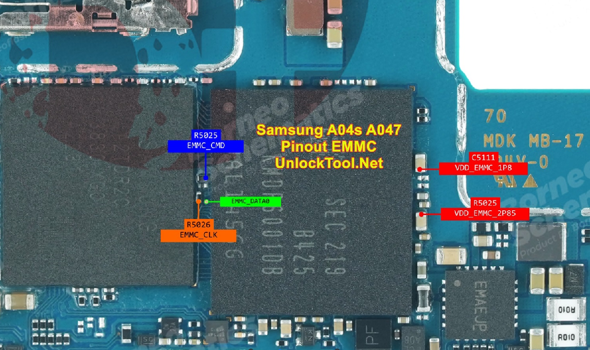 Test point Samsung Galaxy A04e (SN-A047)