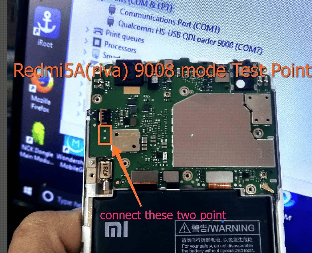 Test point Xiaomi Redmi 6A