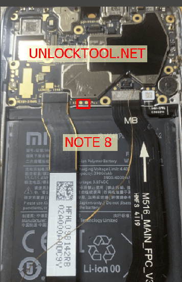 Test point Xiaomi Redmi Note 8
